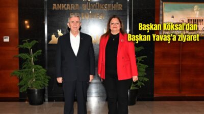 Afyonkarahisar Belediye Başkanı Burcu Köksal, kardeş şehir Ankara Büyükşehir Belediye
