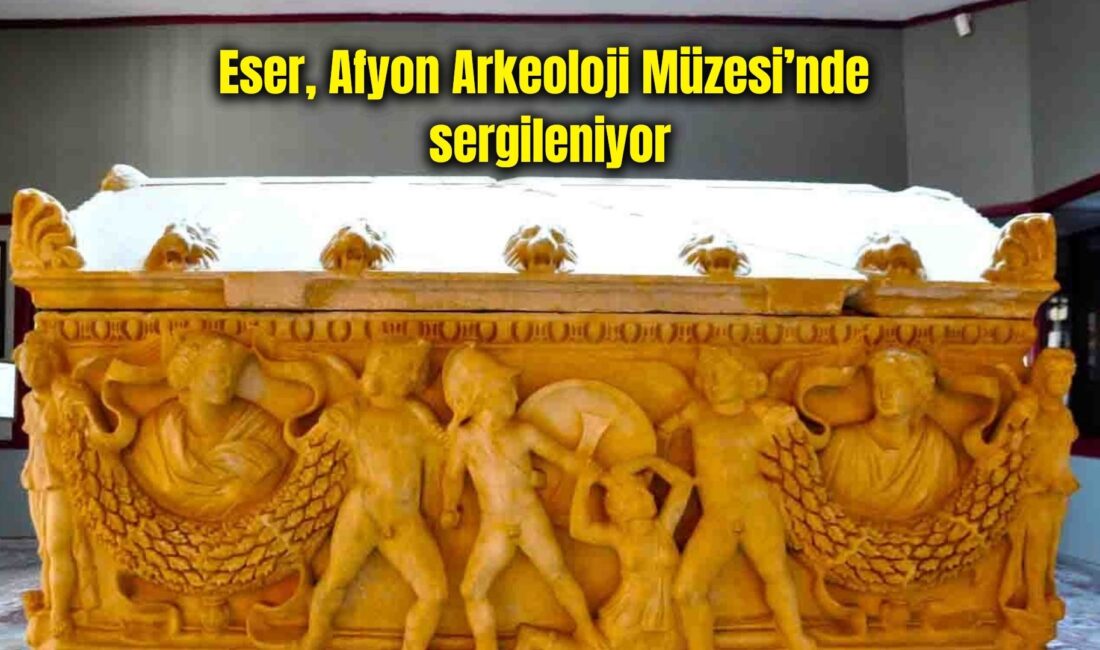 MS 2. yüzyılın ikinci çeyreğine tarihlenen Apameia Lahdi, üzerindeki mitolojik