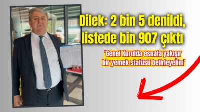 Afyonkarahisar Madeni Sanatkarlar Esnaf Odası Başkan Adayı Hakan Dilek, madeni