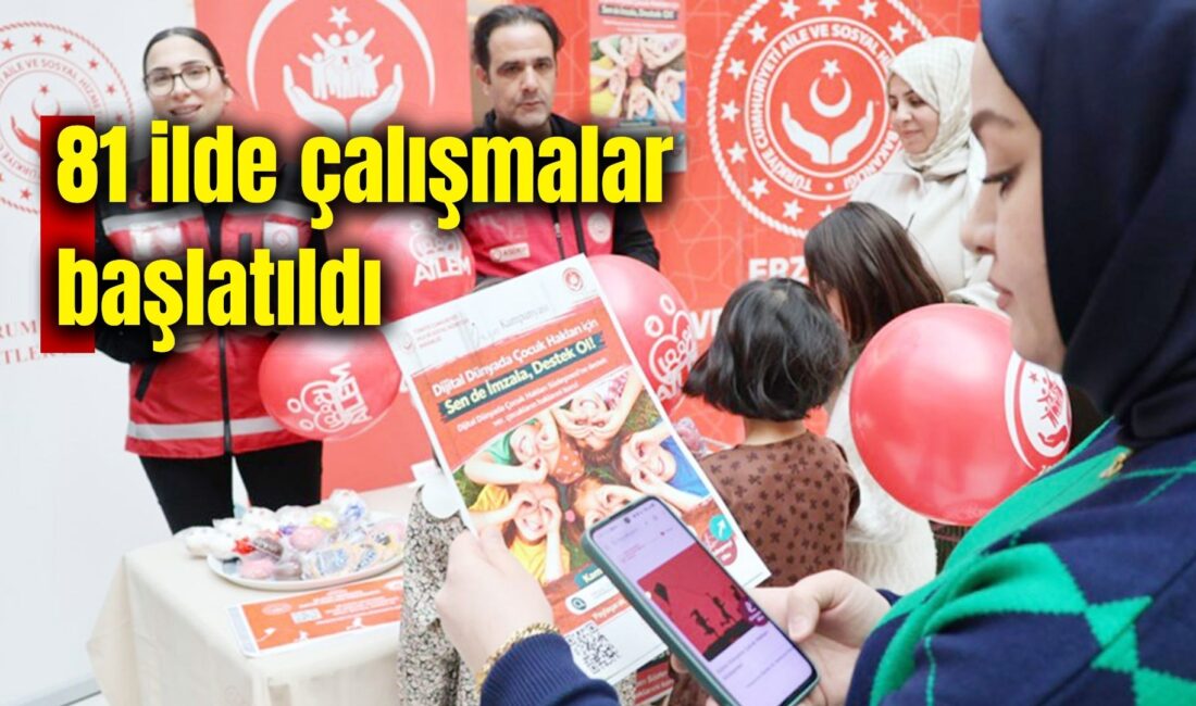 Aile ve Sosyal Hizmetler Bakanlığı, çocukların dijital dünyada güvenliğini ve