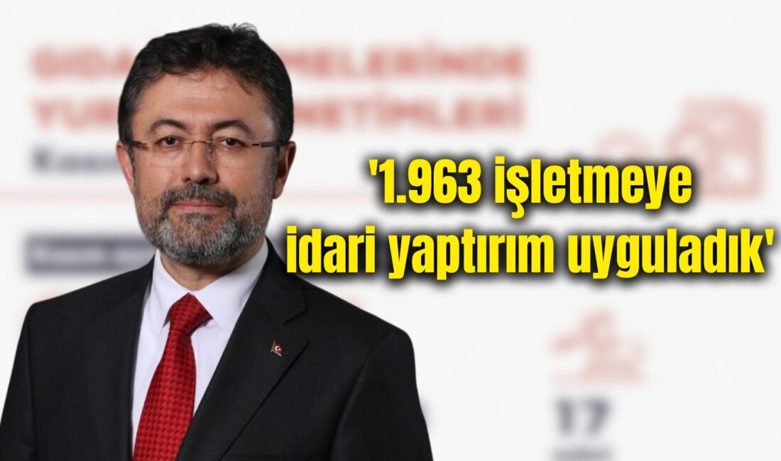 Tarım ve Orman Bakanı İbrahim Yumaklı, 1–30 Kasım tarihleri arasında