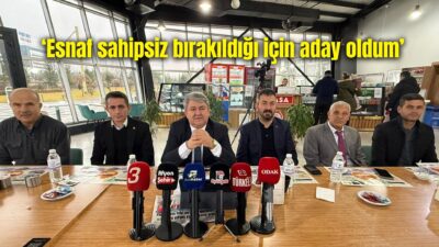 Afyonkarahisar Madeni Sanatkarlar Odası başkan adaylarından Hakan Dilek, bugün düzenlediği