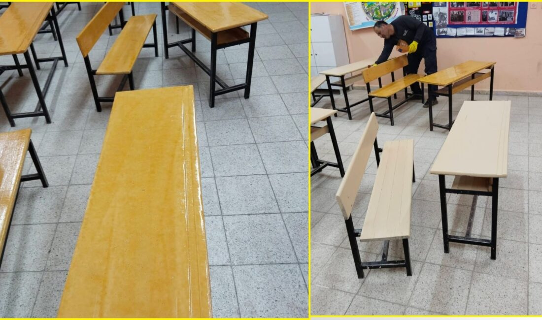 Afyonkarahisar’ın Dinar ilçesine bağlı Doğanlı köyünde eğitime gönüllü destek örneği
