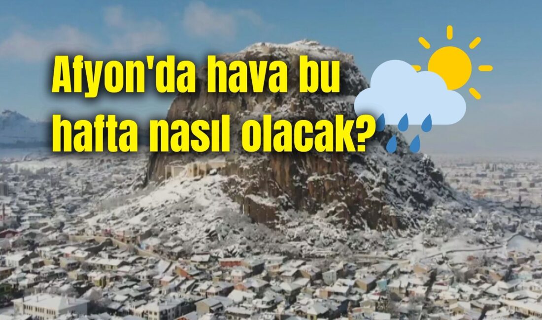 Meteoroloji Genel Müdürlüğünden alınan verilere göre, Afyonkarahisar’da önümüzdeki günlerde soğuk