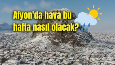 Meteoroloji Genel Müdürlüğünden alınan verilere göre, Afyonkarahisar’da önümüzdeki günlerde soğuk