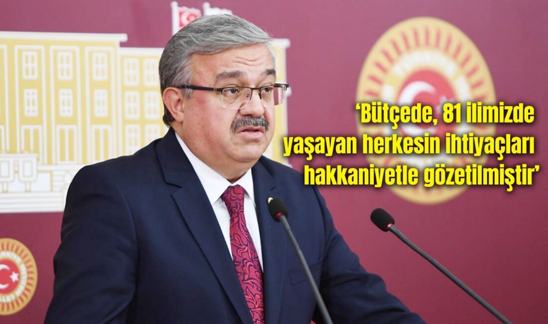 AK Parti Afyon Milletvekili Yurdunuseven, 2026 Yılı Merkezi Yönetim Bütçesi’nin