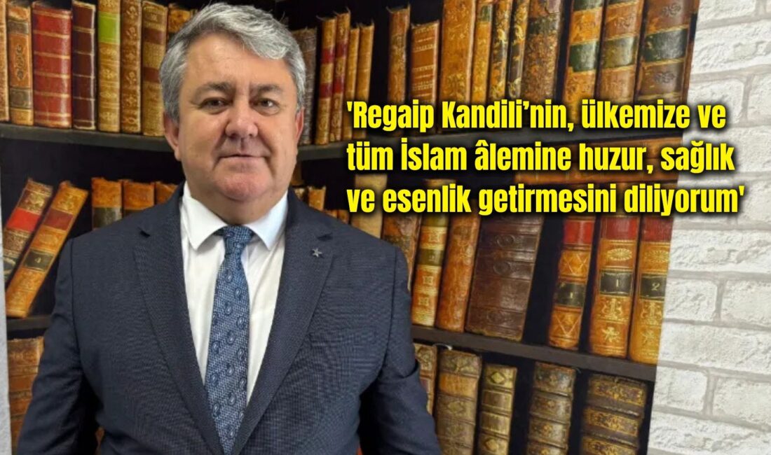 Afyon Basın Cemiyeti (ABC) Başkanı Hakan Dilek, Regaip Kandili dolayısıyla