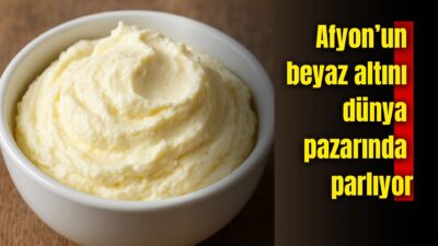 Türkiye’nin tescilli lezzetleri arasında başı çeken Afyon kaymağı, uluslararası gastronomi