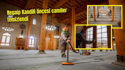 Afyonkarahisar Belediyesi, Regaip Kandili öncesinde kent genelindeki camilerde temizlik ve