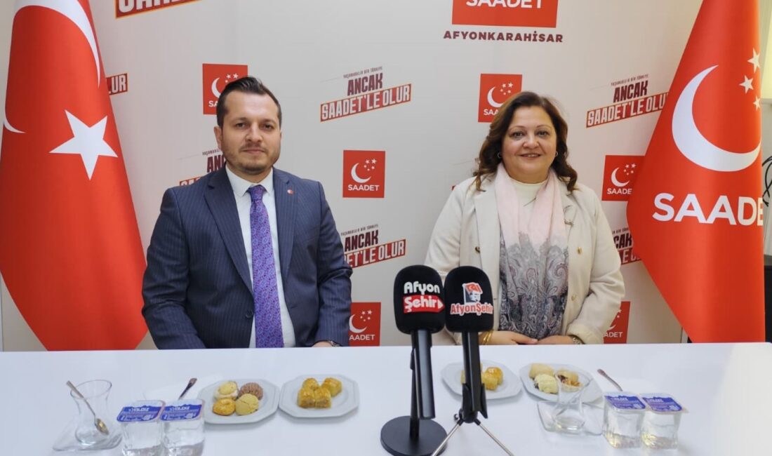 Afyonkarahisar Belediye Başkanı Burcu Köksal, Saadet Partisi Afyonkarahisar İl Başkanı