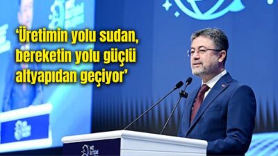 Tarım ve Orman Bakanı İbrahim Yumaklı, tarımsal üretimde suyun ve