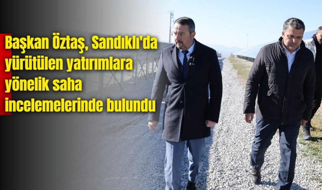 Sandıklı Belediye Başkanı Adnan Öztaş, Fen İşleri Müdürü Tahir Karakoç