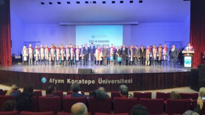 Afyon Kocatepe Üniversitesi’nde Atatürk Kongre Merkezi’nde, Bilimsel Başarı ödülleri, Genç