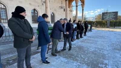 Afyonkarahisar’da vefat eden DDY’den emekli İsmail Yaşır ile sanayi esnafı
