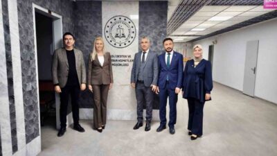 Yeşilay Afyonkarahisar Şubesi Kadın Komisyonu, Afyonkarahisar Adliye’sinde bulunan çocuk bekleme