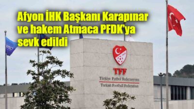 TFF tarafından yürütülen bahis soruşturması kapsamında bahis oynadıkları tespit edilen