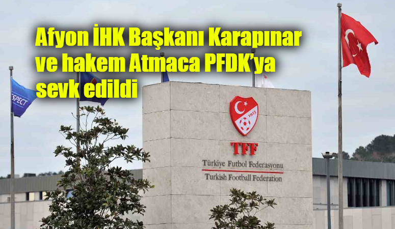 TFF tarafından yürütülen bahis soruşturması kapsamında bahis oynadıkları tespit edilen