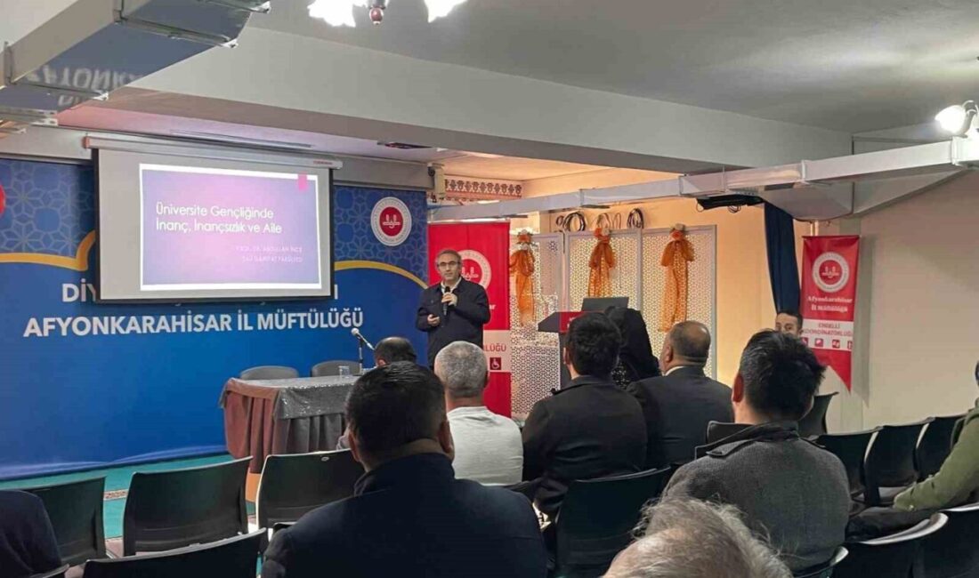 Afyonkarahisar İl Müftülüğü Manevi Rehberlik Birimi ve Gençlik Koordinatörlüğünde hizmet