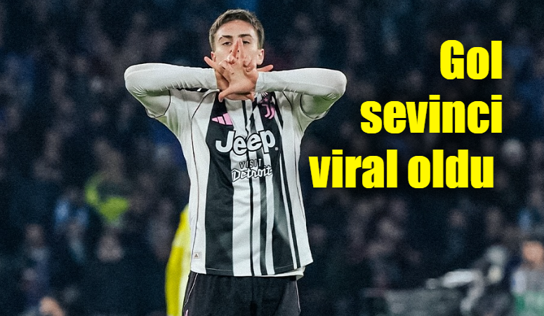 Juventus’un yıldız oyuncusu Afyonkarahisarlı Kenan Yıldız, Napoli karşısında attığı gol
