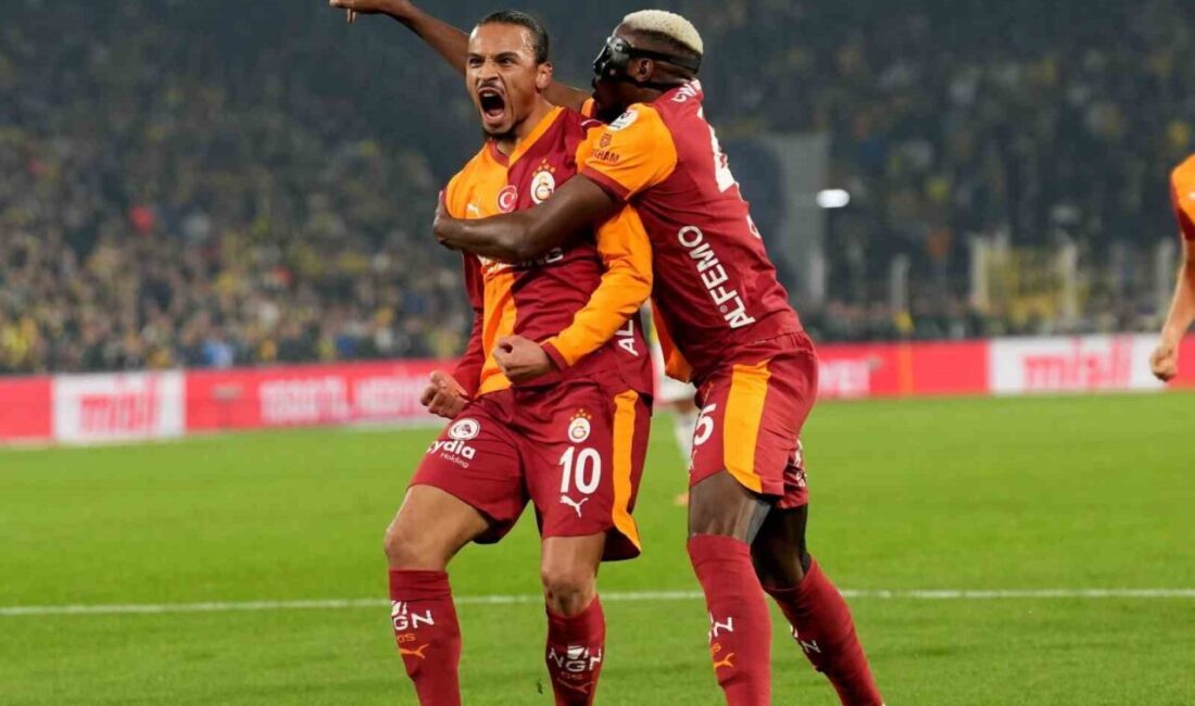 Galatasaray’ın Alman futbolcusu Leroy Sane, Fenerbahçe derbisinde attığı golle bu