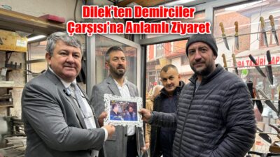 Madeni Sanatkarlar Esnaf Odası Başkan Adayı Hakan Dilek, seçim çalışmaları