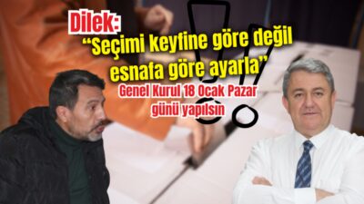 Madeni Sanatkârlar Odasında başkanlık seçiminin 17 Ocak Cumartesi günü yapılacağının