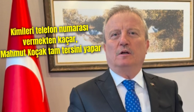Kamuoyunda yardımsever kimliğiyle tanınan Mahmut Koçak, sosyal medya hesabı üzerinden