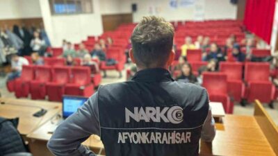 Afyonkarahisar’da polis ekipleri tarafından üniversite öğrencilerine yönelik uyuşturucu ile mücadele
