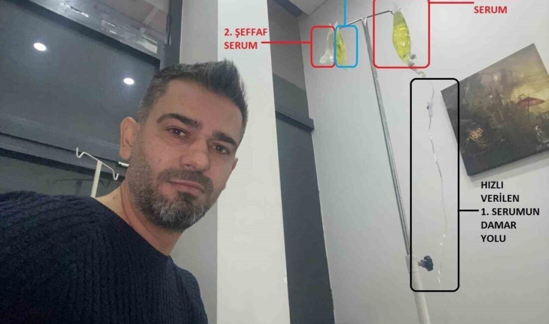 Afyonkarahisar’da geçtiğimiz yaptırdığı sarı serum sonrası fenalaşan ve kaldırıldığı hastanede