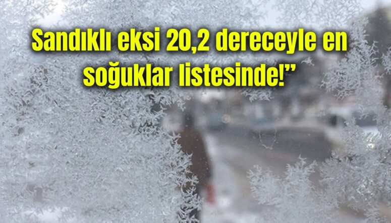 Meteoroloji verilerine göre Türkiye genelinde etkili olan dondurucu soğuklar birçok