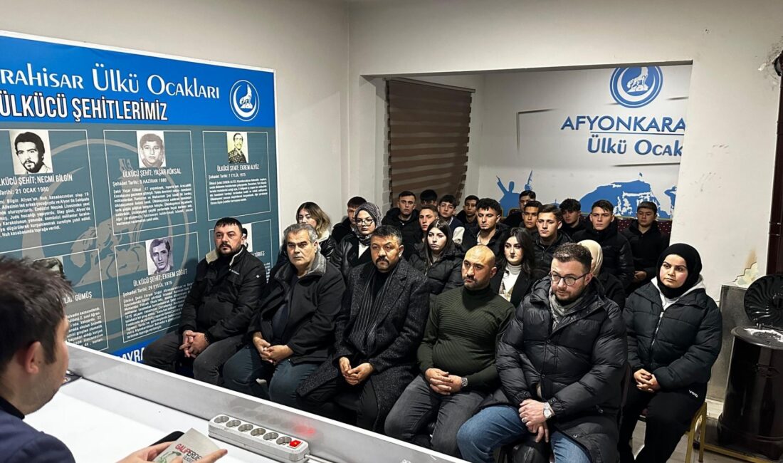 Afyonkarahisar Ülkü Ocakları olarak her hafta düzenlenen 2025 Güz Dönemi Eğitim