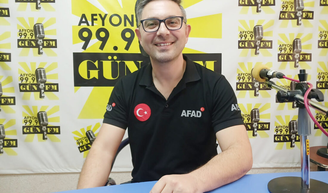 AFAD İl Müdürü Ali Altındal, Gün FM’de yaptığı açıklamada vatandaşları