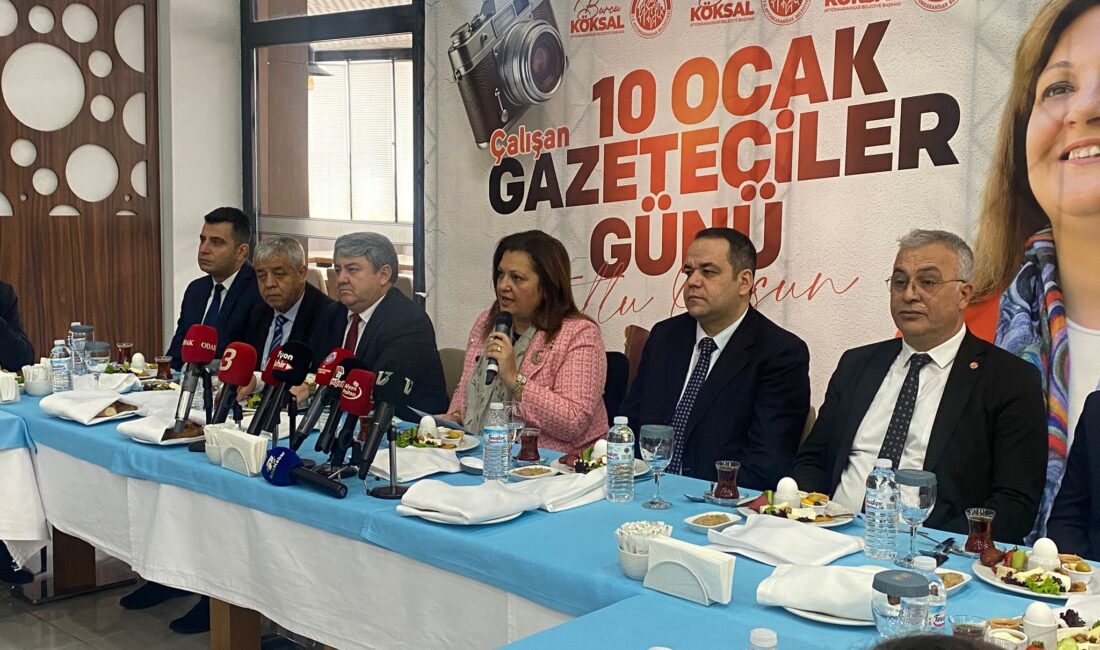 Afyonkarahisar Belediye Başkanı Burcu Köksal, 10 Ocak Çalışan Gazeteciler Günü
