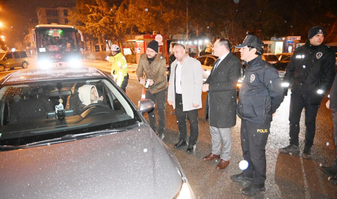 Çay ilçesinde, yılbaşı gecesinin huzur ve güven içerisinde geçirilmesi amacıyla