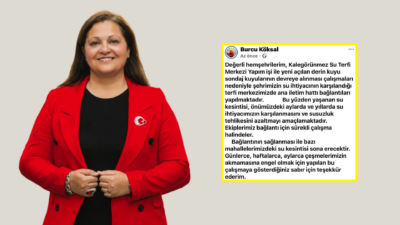 Afyonkarahisar Belediye Başkanı Burcu Köksal, kentte yaşanan su kesintilerine ilişkin