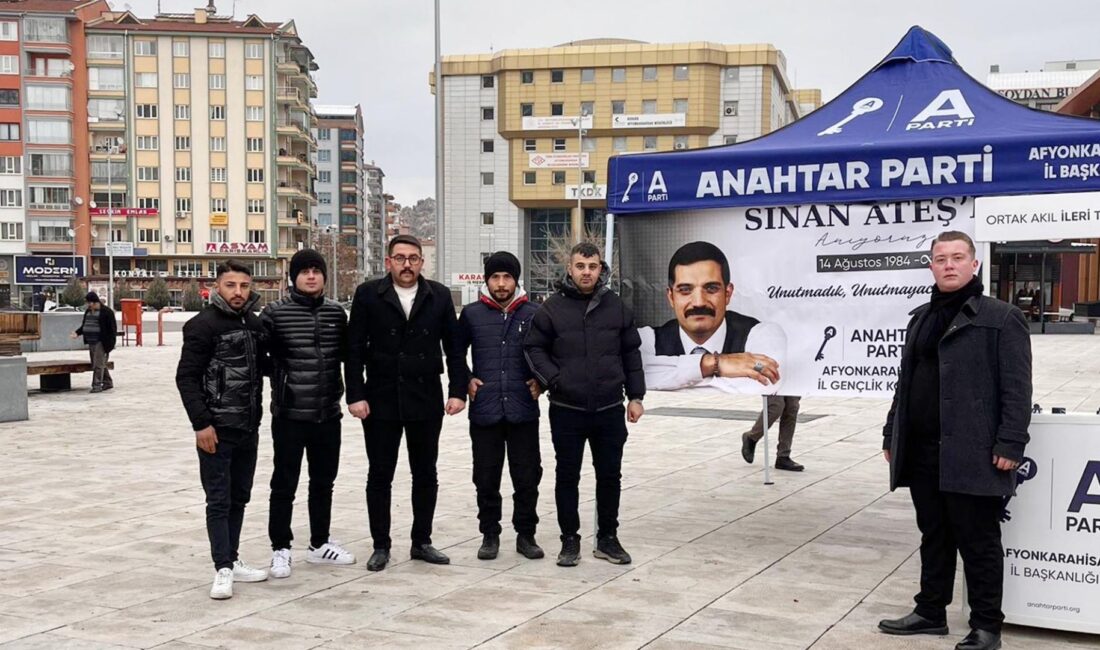 Anahtar Parti İl Gençlik Kolları, 30 Aralık 2022'de Ankara'da uğradığı