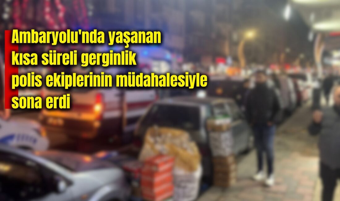 Afyonkarahisar merkezde yaşanan kısa süreli gerginlik, polis ekiplerinin hızlı müdahalesiyle