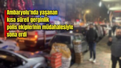 Afyonkarahisar merkezde yaşanan kısa süreli gerginlik, polis ekiplerinin hızlı müdahalesiyle