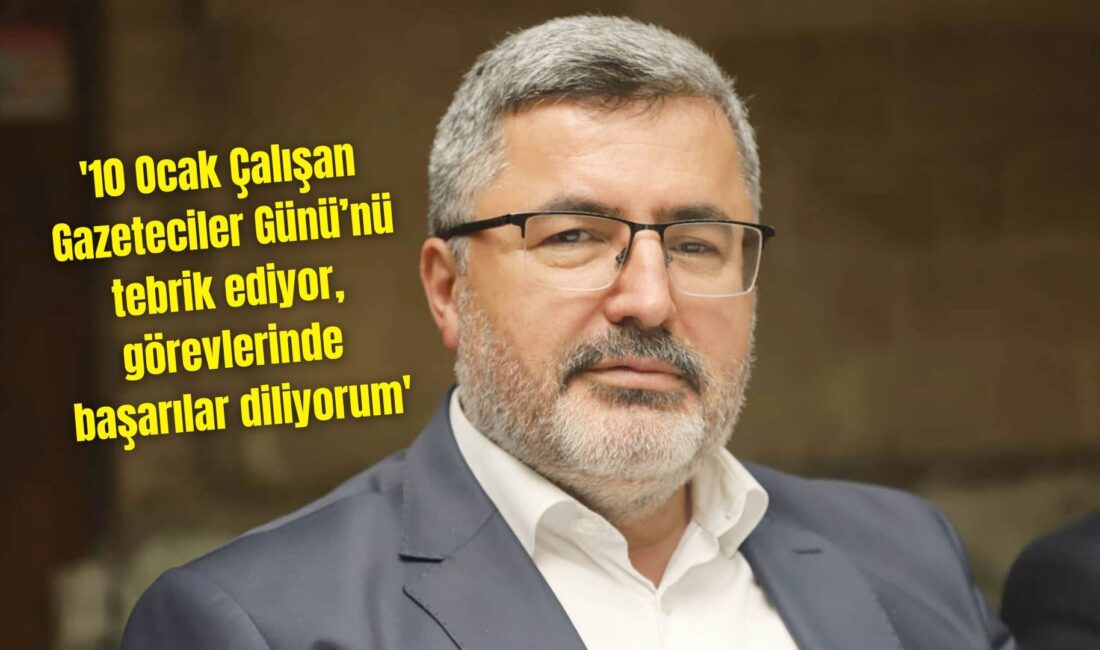 AK Parti Afyonkarahisar Milletvekili Ali Özkaya, 10 Ocak Çalışan Gazeteciler