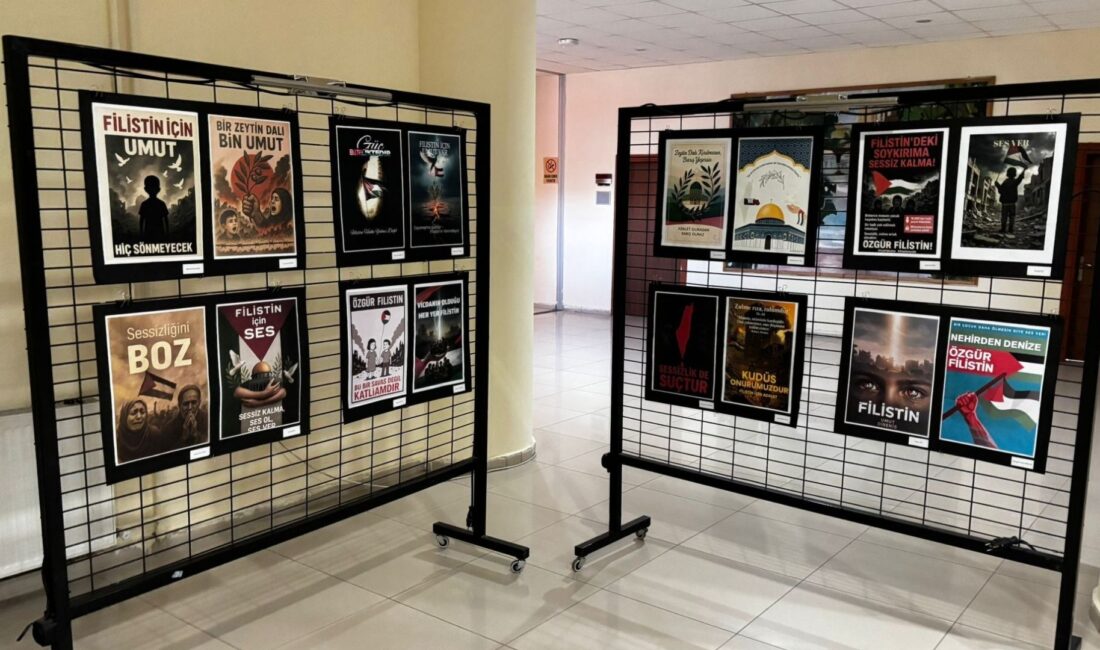 “Filistin için Empati Sergisi” güz yarıyılı boyunca Afyon Kocatepe Üniversitesi'nde