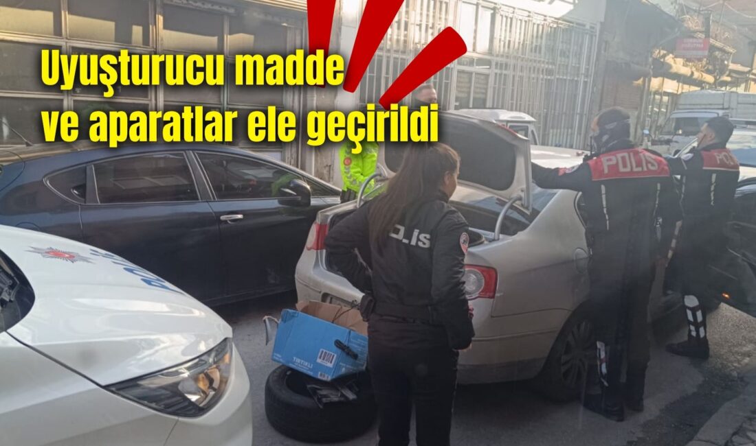 Afyonkarahisar’da uyuşturucuyla mücadele kapsamında Emniyet Müdürlüğü ekiplerince operasyon düzenlendi. Alınan
