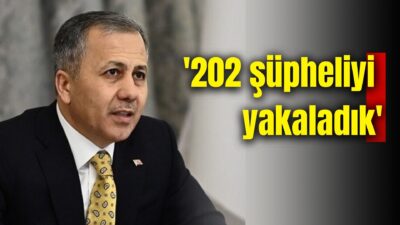 İçişleri Bakanı Ali Yerlikaya, 14 il merkezli olarak son iki