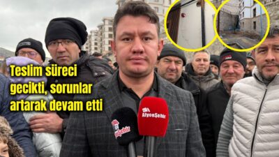 Afyonkarahisar’da Gökçe TOKİ konutlarında hak sahibi olan vatandaşlar, yaşadıkları sorunlara
