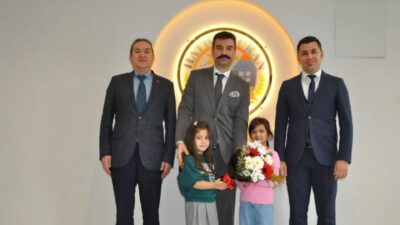 Sandıklı Kaymakamı Selçuk Yosunkaya, İlçe Milli Eğitim Müdürü Hüseyin Eroğlu