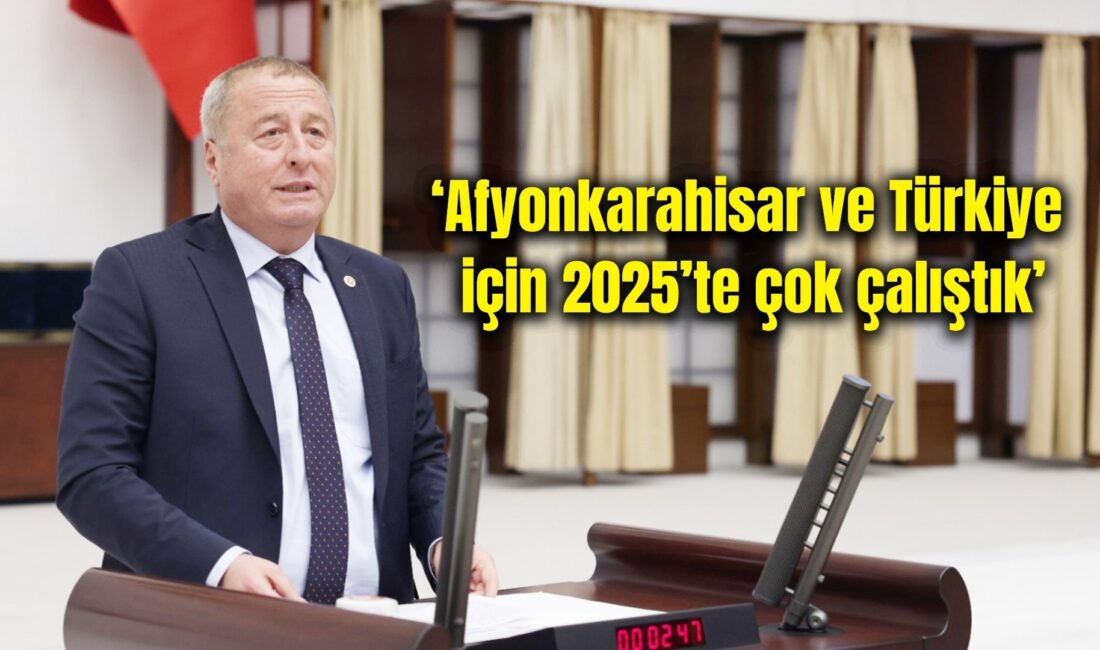 İYİ Parti Afyon Milletvekili Olgun, 2025 yılı boyunca TBMM’de yürüttüğü