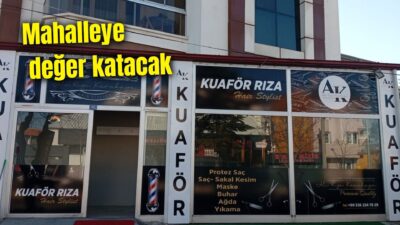 Afyonkarahisar’ın Fatih Mahallesi’nde erkek kuaförlüğü alanında hizmet verecek olan Ali