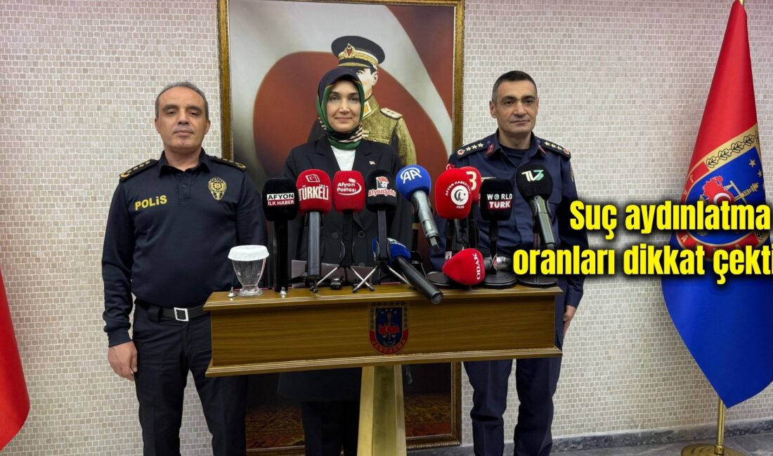 Vali Yiğitbaşı, Afyon’da 29 Aralık-7 Ocak döneminde yürütülen güvenlik çalışmalarını