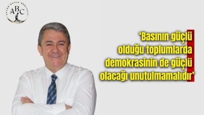 Afyon Basın Cemiyeti (ABC) Başkanı Hakan Dilek, 10 Ocak Çalışan