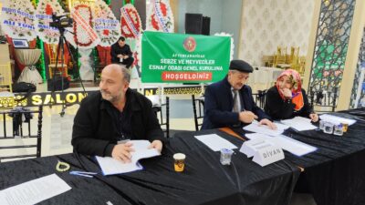 Sebzeciler ve Meyveciler Odası Genel Kurulu’nda başkanlık için 5 aday