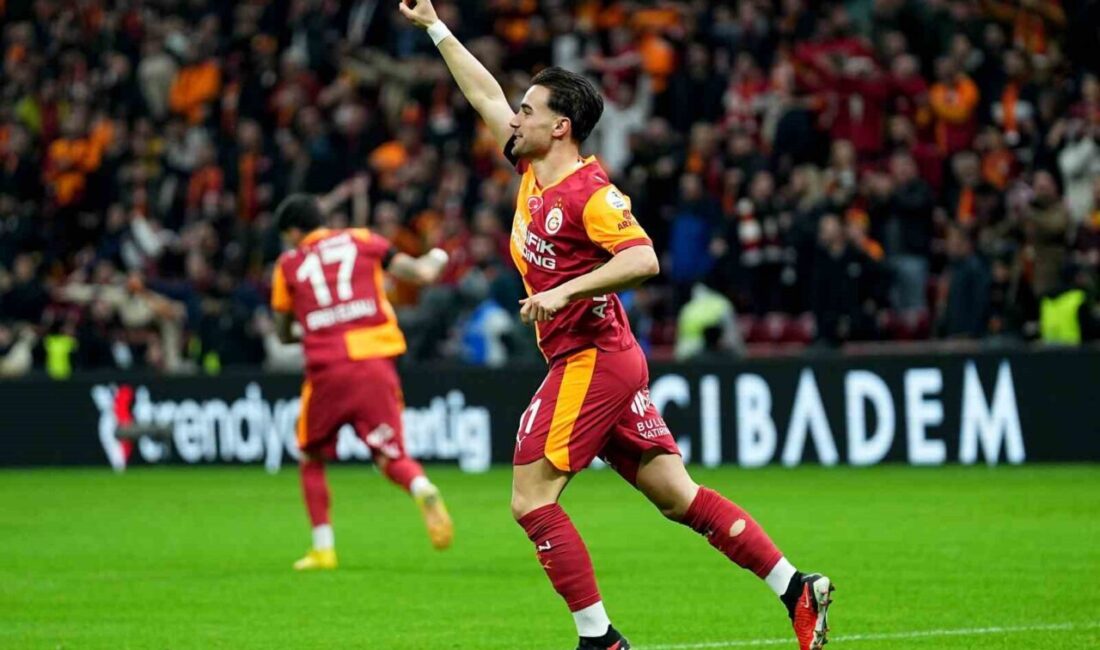 Galatasaraylı futbolcu Yunus Akgün, Eyüpspor maçıyla bu sezon ligde 5,